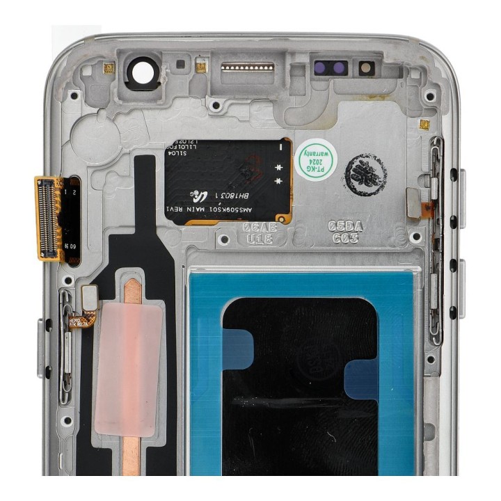 FixCell LCD display for SAMSUNG S7 with frame gold (refurbished)