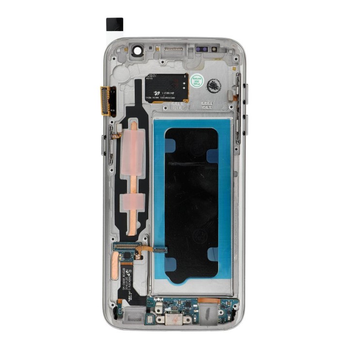 FixCell дисплей LCD для SAMSUNG S7 з рамкою золотий (відновлений)