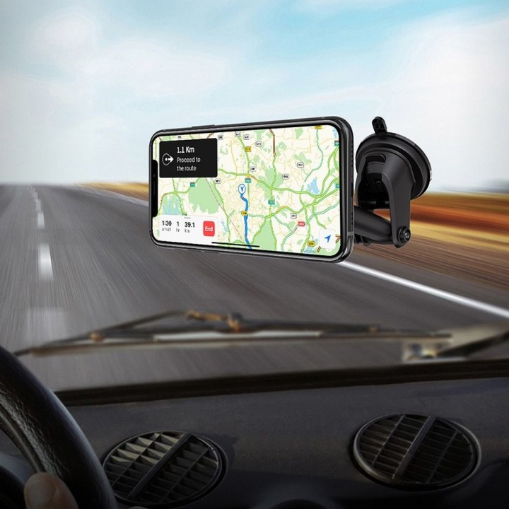 Тримач для телефону для автомобіля магнітний Hoco для скла / приладової панелі CA67 чорний