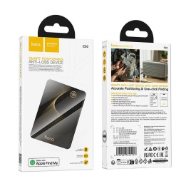 Lokalizator compatible with Apple Find My Hoco in the shape of cards E92 black