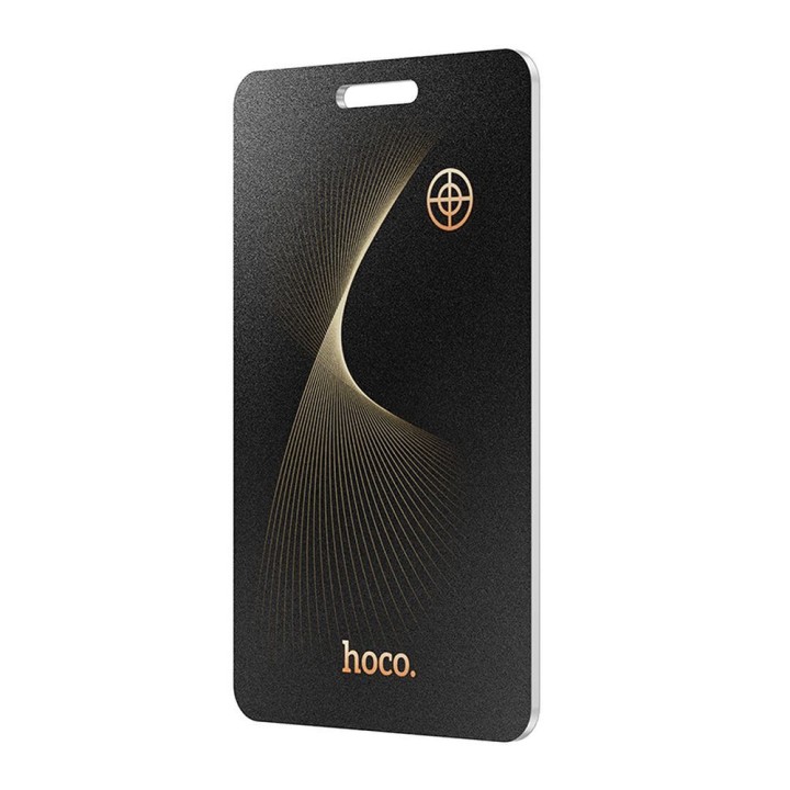 Tracker compatible with Apple Find My Hoco in card form E92 black