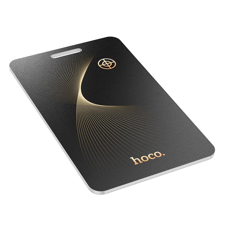 Tracker compatible with Apple Find My Hoco in card form E92 black