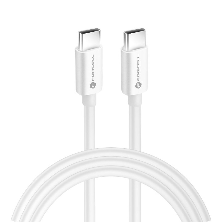 Кабель USB C — USB C Forcell F-Energy QC4.0 PD 5A 100W 2 m C339 белый