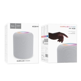 Speaker wireless LED 5W 3h Hoco HC30 grey