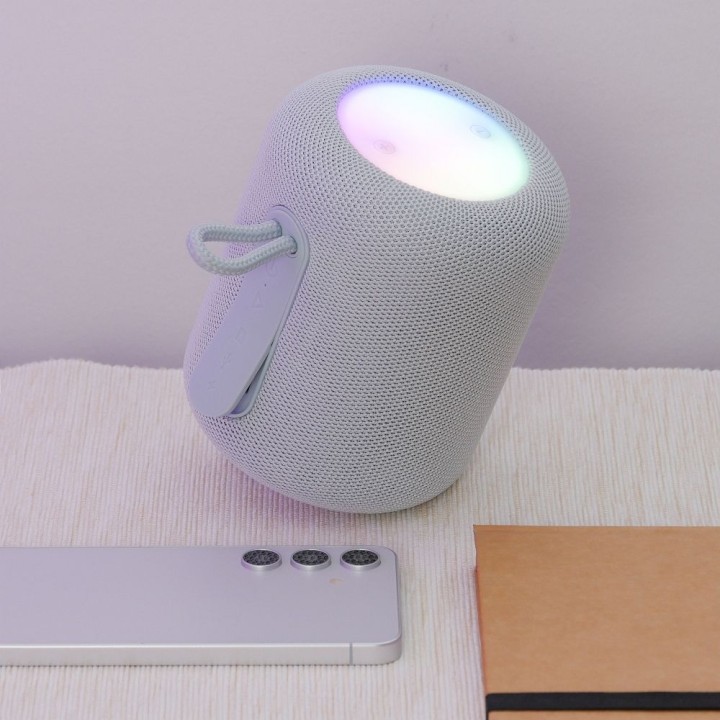 Speaker wireless LED 5W 3h Hoco HC30 grey