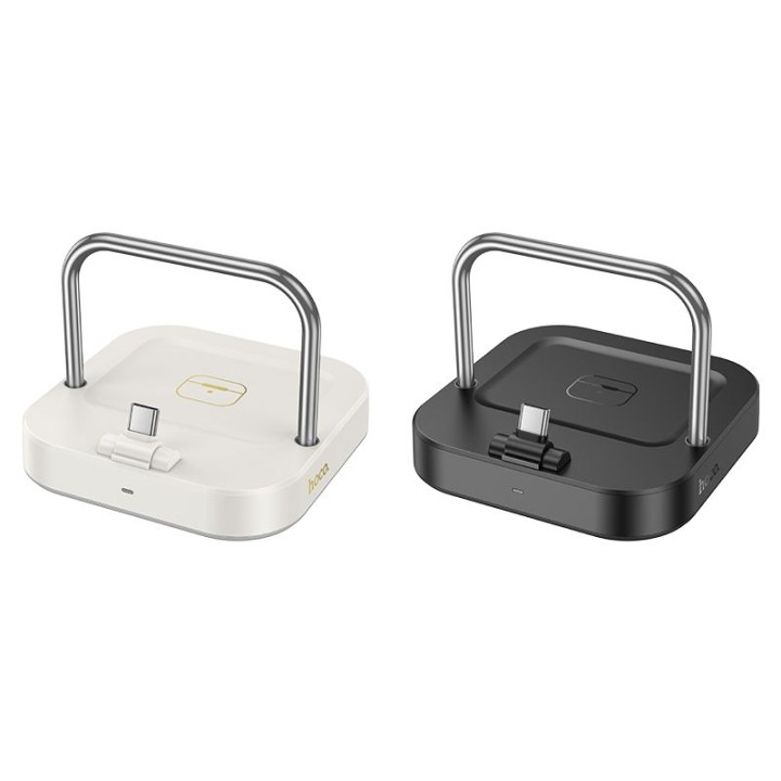 Настольное зарядное устройство Hoco 2w1 USB C PD QC 3A 30W + беспроводная зарядка 5W CQ16B черное