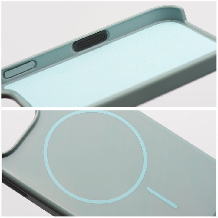 Case for iPhone 16 PLUS Glossy Mag Cover compatible with MagSafe mint