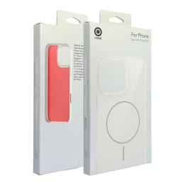 Case for iPhone 16 PLUS Glossy Mag Cover MagSafe compatible white