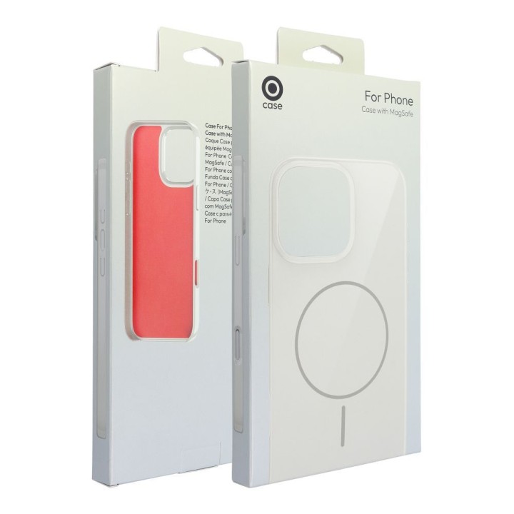 Чохол для iPhone 16 PLUS Glossy Mag Cover сумісний із MagSafe білий