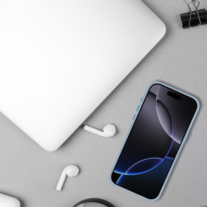 Etui na iPhone 16 PRO MAX Sappy niebieskie