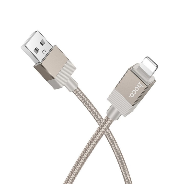 Cable USB A to Lightning Hoco 2,4A 1 m X110 gold