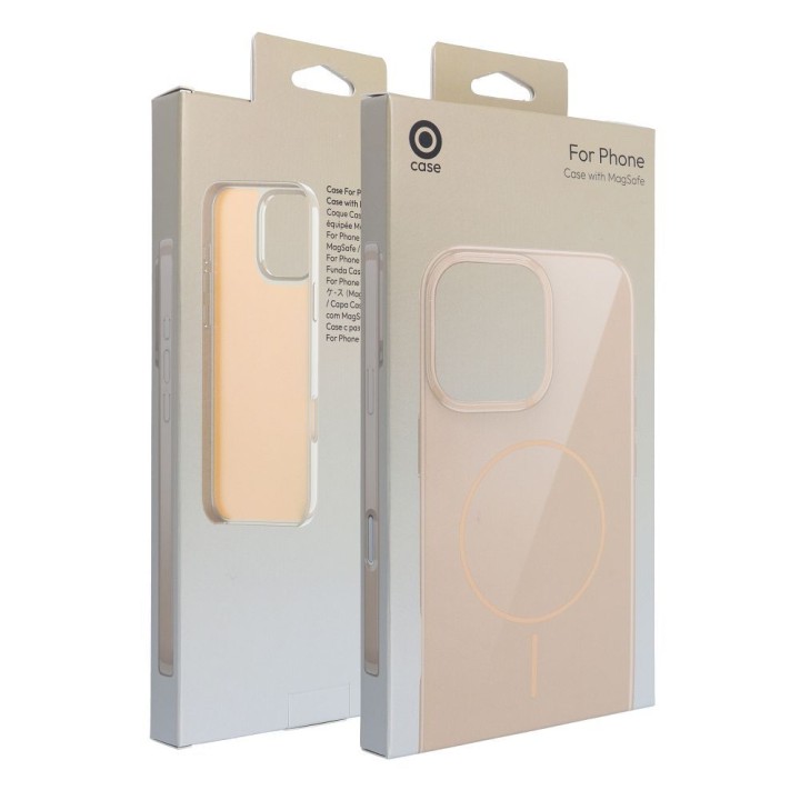 Case for iPhone 16 PLUS Glossy Mag Cover MagSafe compatible gold