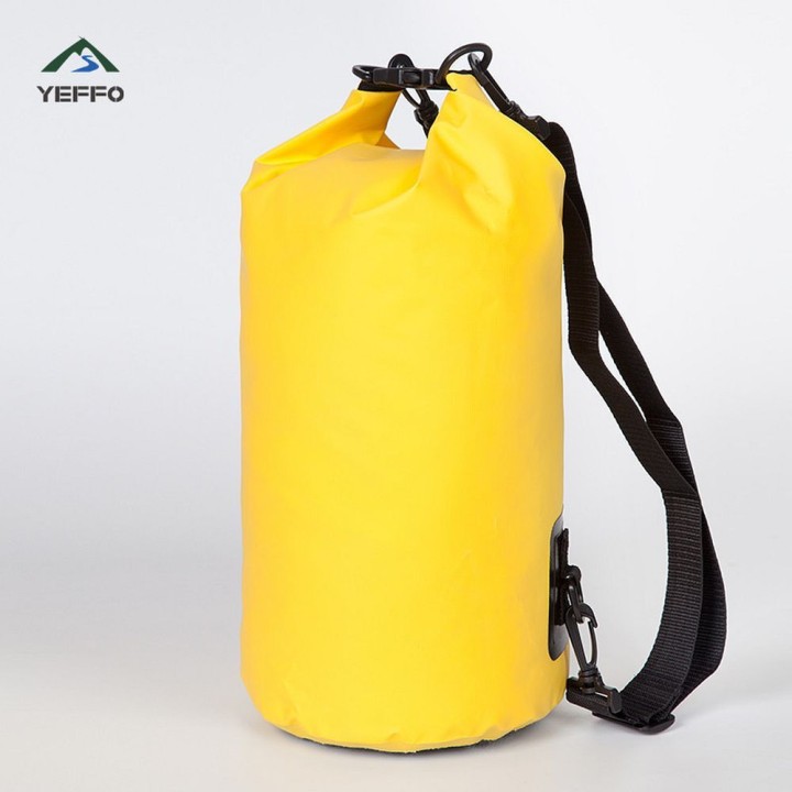 Водонепроницаемая сумка типа Bucket 20L желтая