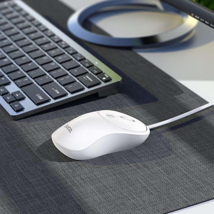 Миша дротова Hoco USB A 1600 dpi GM13 біла