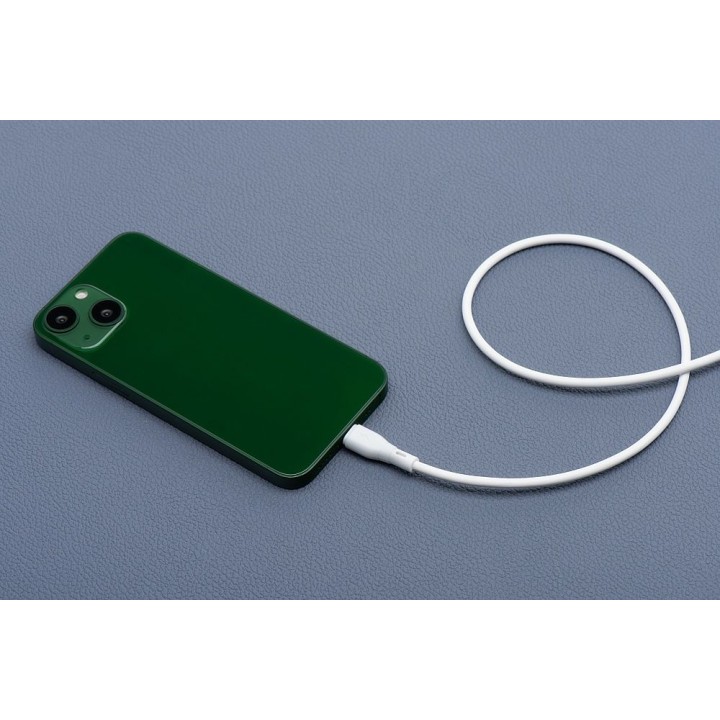 Kabel USB A do Lightning Blue Star 2,4A ECO 1 m  PJ68-24-2.4 biały