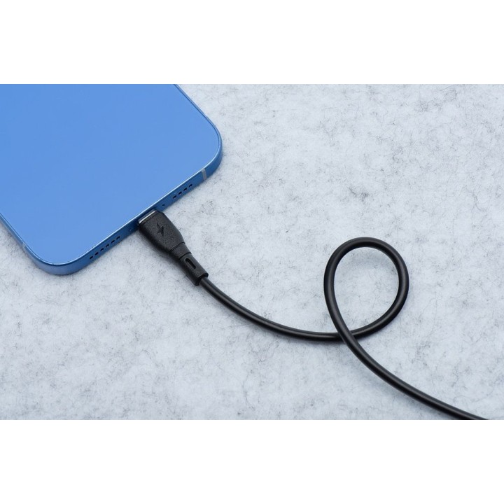 USB-C to USB-C cable Blue Star 3A 60W ECO 1 m PJ73-13-3 black