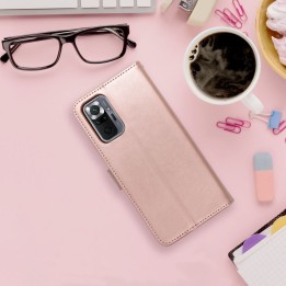 Flip case for Xiaomi Redmi NOTE 14 PRO 5G / 14 PRO PLUS 5G Mezzo Book mandala rose gold