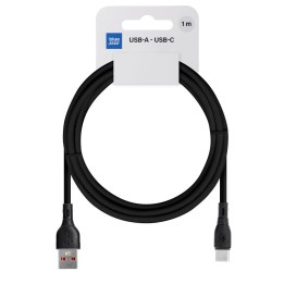 Кабель USB-A – USB-C Blue Star 3A 60W ECO 1 m PJ68-25-3 черный