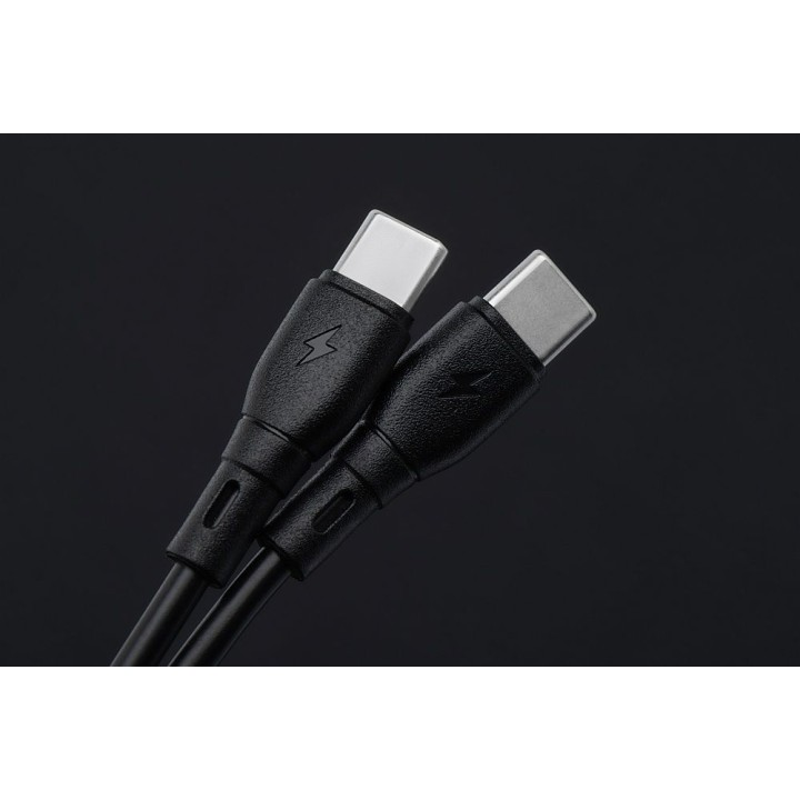 Kabel USB C do USB C Blue Star 3A 60W ECO 2 m PJ73-14-3 czarny