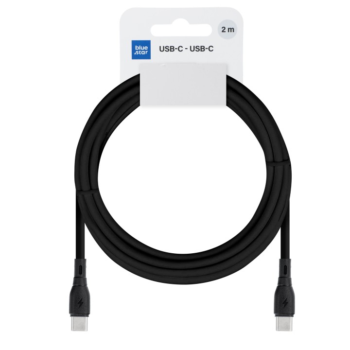 Кабель USB-C – USB-C Blue Star 3A 60W ECO 2 m PJ73-14-3 черный