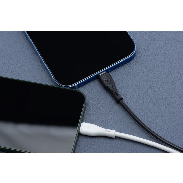 Kabel USB A do USB C Blue Star 3A 60W ECO 1 m PJ68-25-3 czarny