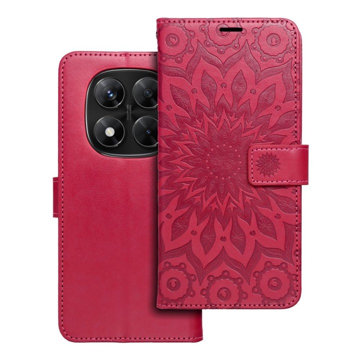 Etui z klapką na Xiaomi Redmi NOTE 14 PRO 5G / 14 PRO PLUS 5G Mezzo Book mandala magenta