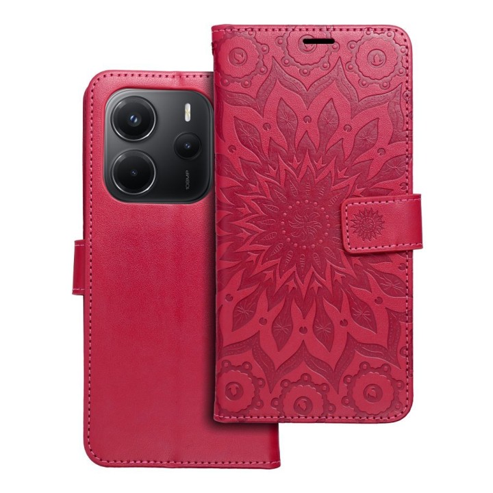 Flip case for Xiaomi Redmi NOTE 14 5G Mezzo Book mandala magenta