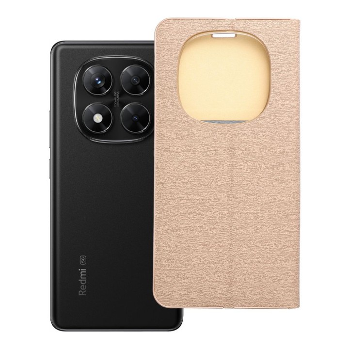 Чохол з клапаном для Xiaomi Redmi NOTE 14 PRO 5G / 14 PRO PLUS 5G Luna Book Gold золотий