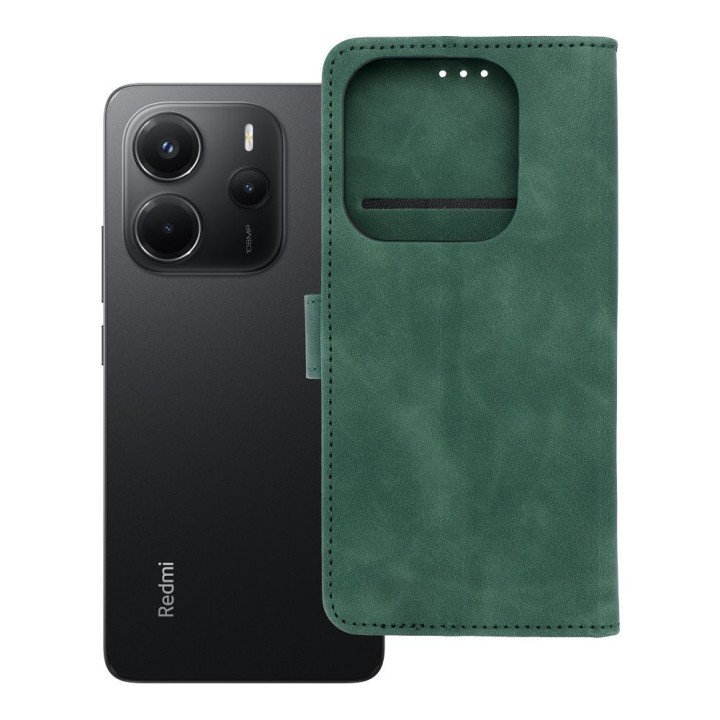 Flip case for Xiaomi Redmi NOTE 14 5G Tender Book green