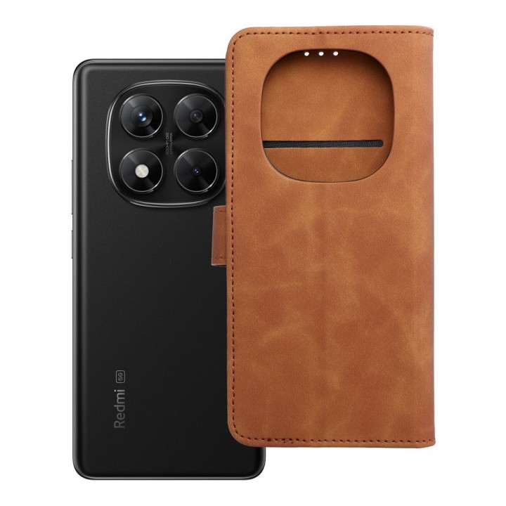 Flip case for Xiaomi Redmi NOTE 14 PRO 5G / 14 PRO PLUS 5G Tender Book brown