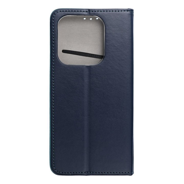 Чехол с клапаном для Xiaomi Redmi NOTE 14 5G Smart Magneto темно-синий