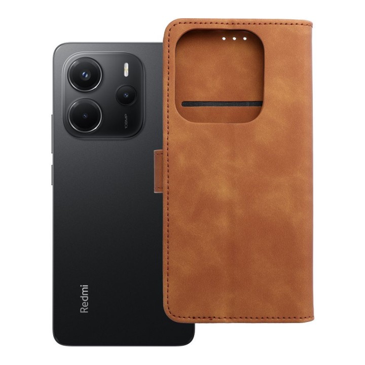 Flip case for Xiaomi Redmi NOTE 14 5G Tender Book brown