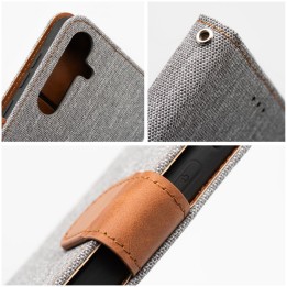 Etui z klapką na Xiaomi Redmi NOTE 14 5G Jeans Book szare
