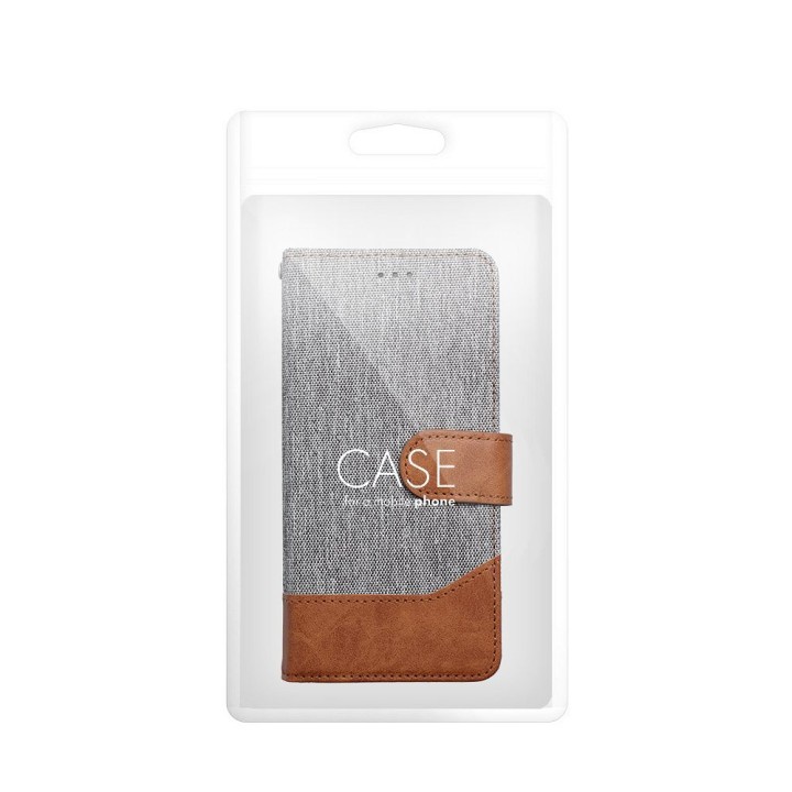 Etui z klapką na Xiaomi Redmi NOTE 14 5G Jeans Book szare