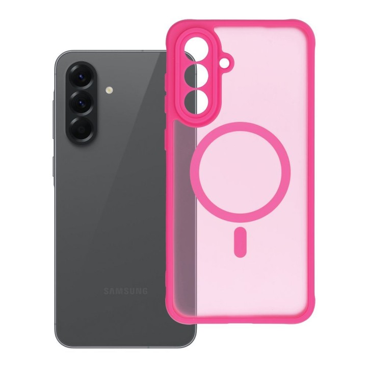 Case for Samsung A56 Full Matte Mag Cover compatible with MagSafe pink