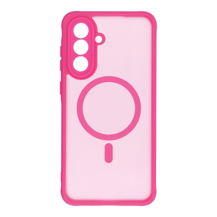 Чехол для Samsung A56 Full Matte Mag Cover совместимый с MagSafe розовый