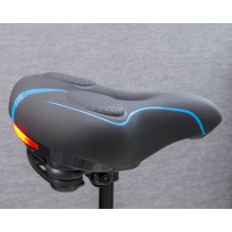 Bicycle saddle with built-in light LED FSBSD-232-1 black
