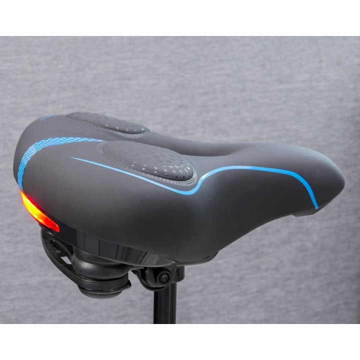 Bicycle saddle with built-in light LED FSBSD-232-1 black
