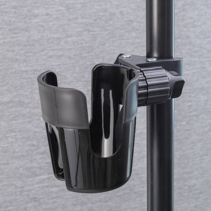Water bottle holder with mounting kit FSCGE-105 black