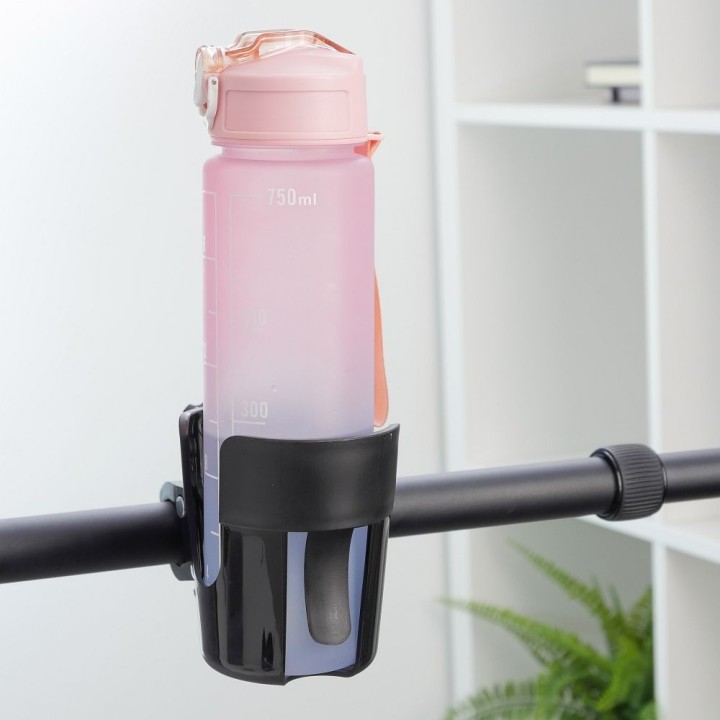 Water bottle holder with mounting kit FSCGE-105 black