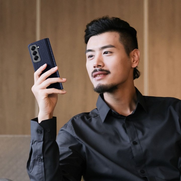 DUX DUCIS чехол BRIL для SAMSUNG Z Fold SE/W25 синий