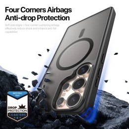 DUX DUCIS case YIND compatible with Magsafe for SAMSUNG S25 Ultra black