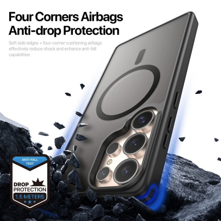 DUX DUCIS чехол YIND совместимый с Magsafe для SAMSUNG S25 Ultra черный