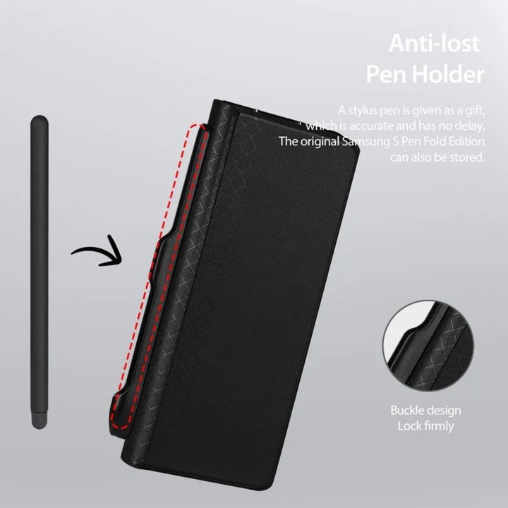 DUX DUCIS case BRIL with a stylus holder for SAMSUNG Z Fold SE/W25 black