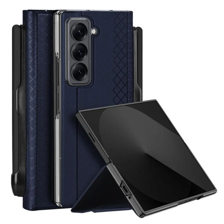 DUX DUCIS case BRIL with a stylus holder for SAMSUNG Z Fold SE/W25 blue