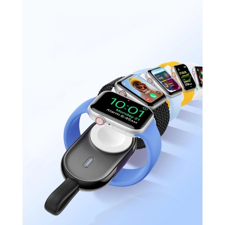 Повербанк для Apple Watch Veger (W0102) 1200 mAh Pomme чорний