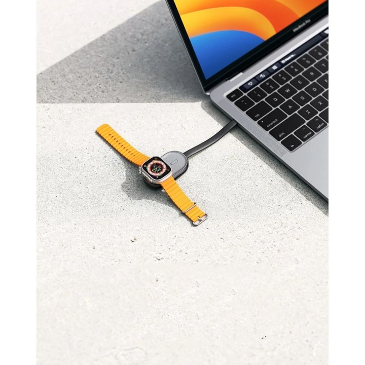 Повербанк для Apple Watch Veger (W0102) 1200 mAh Pomme чорний