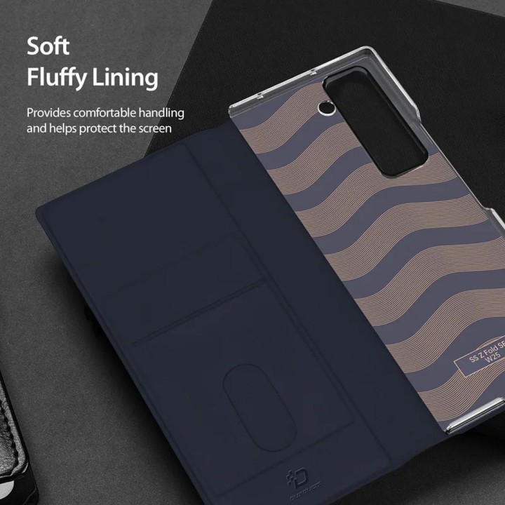 DUX DUCIS case BRIL with a stylus holder for SAMSUNG Z Fold SE/W25 blue