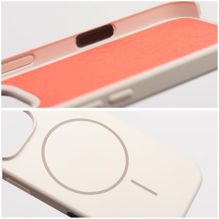 Case for iPhone 16 PLUS Premium Glossy Mag Cover MagSafe compatible and Camera Control button white