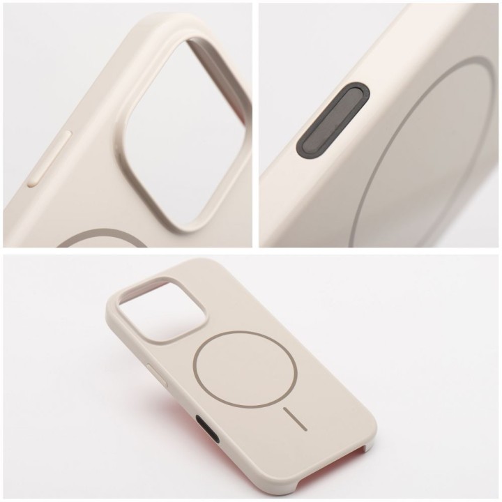 Case for iPhone 16 PLUS Premium Glossy Mag Cover MagSafe compatible and Camera Control button white